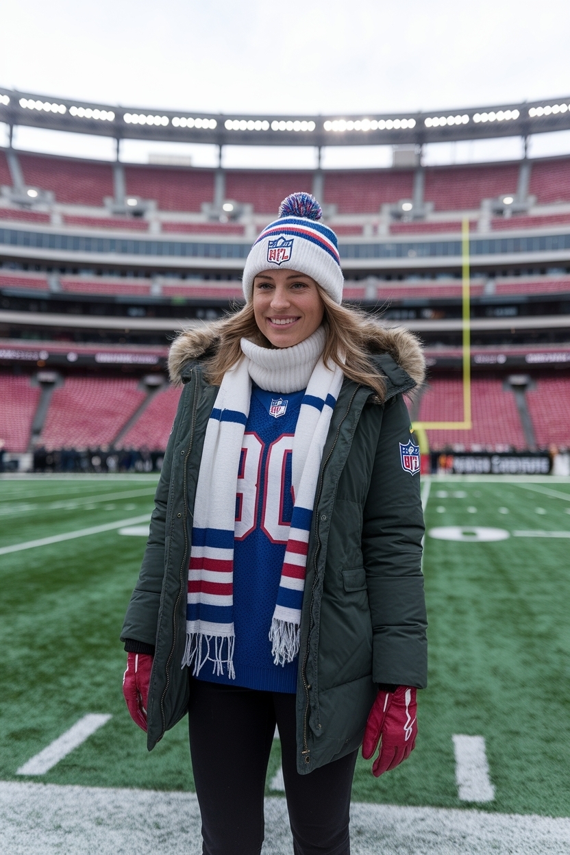 NFL Game Day Outfit Woman Winter: Stay Warm and Stylish outfit idea