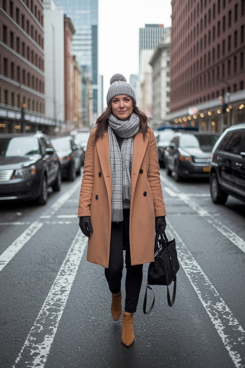 NYC Winter Outfits Cold Weather: Street Style Inspiration outfit idea