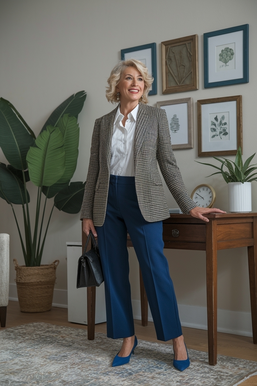 Work Casual Outfits for Women Over 40 to Inspire You outfit idea