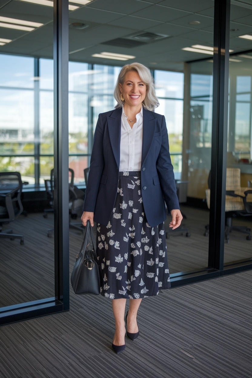 Office Outfits Women Over 40: Professional and Fashionable Tips outfit idea