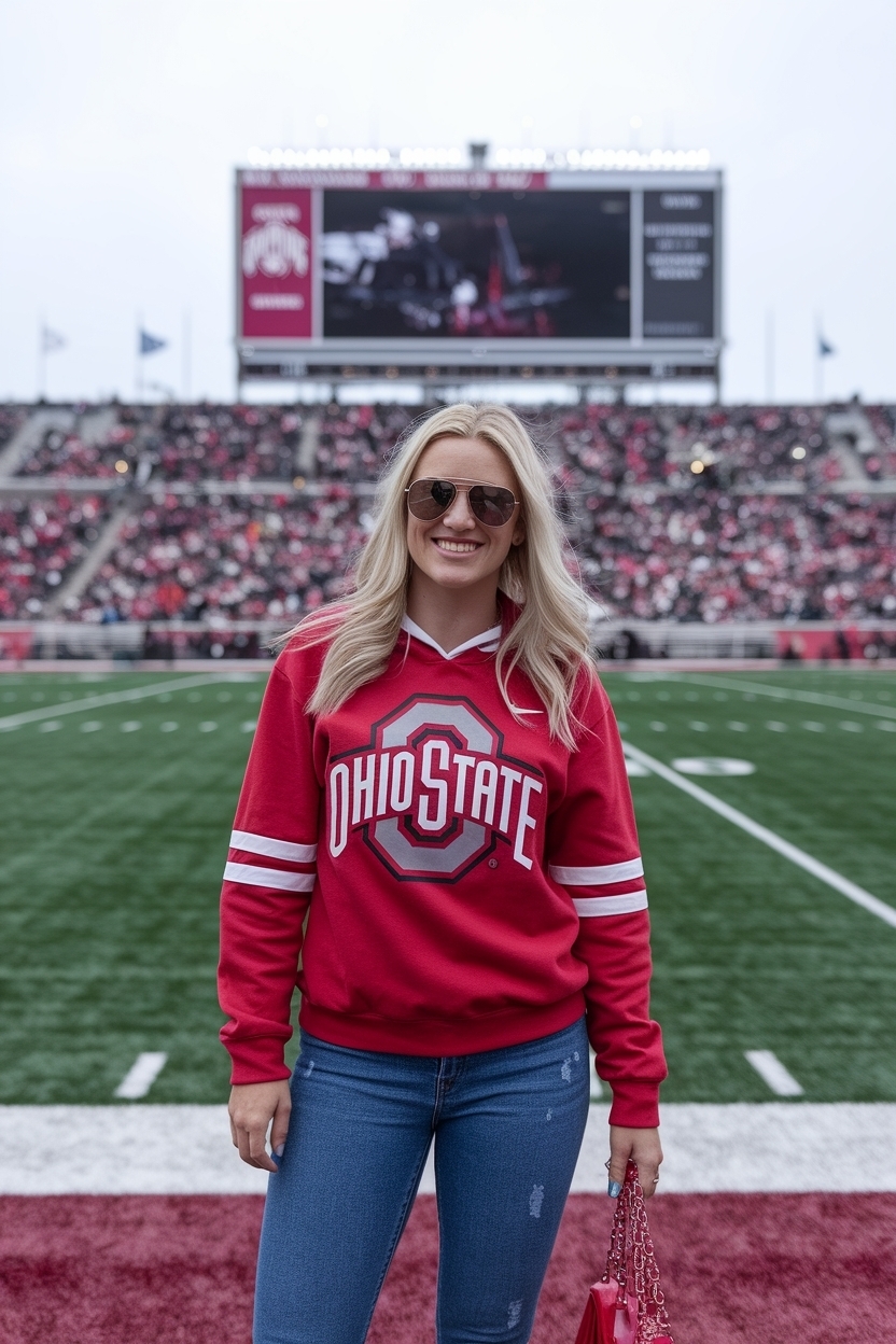 Ohio State Game Day Outfit Ideas for True Supporters outfit idea