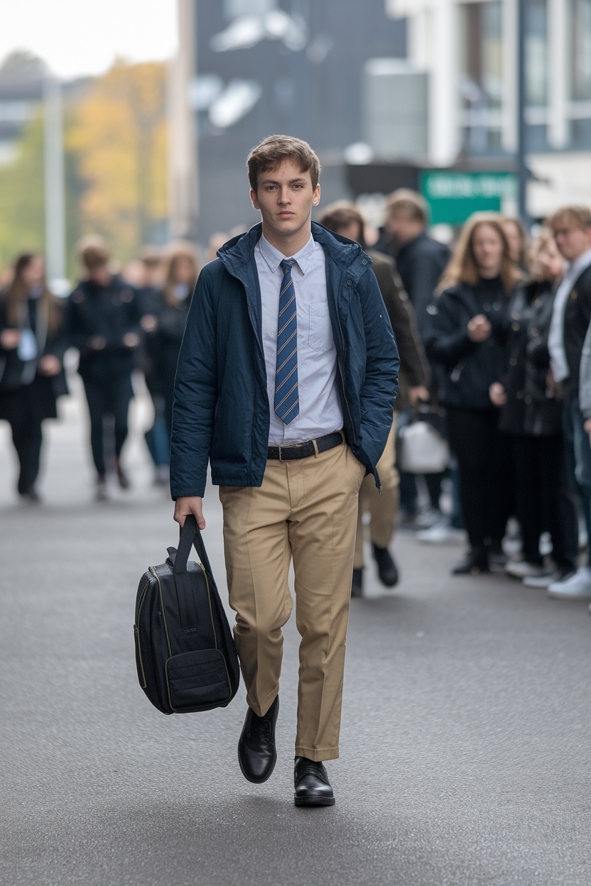 Outfit Ideas for School Men: Trendy Looks for the Modern Guy outfit idea