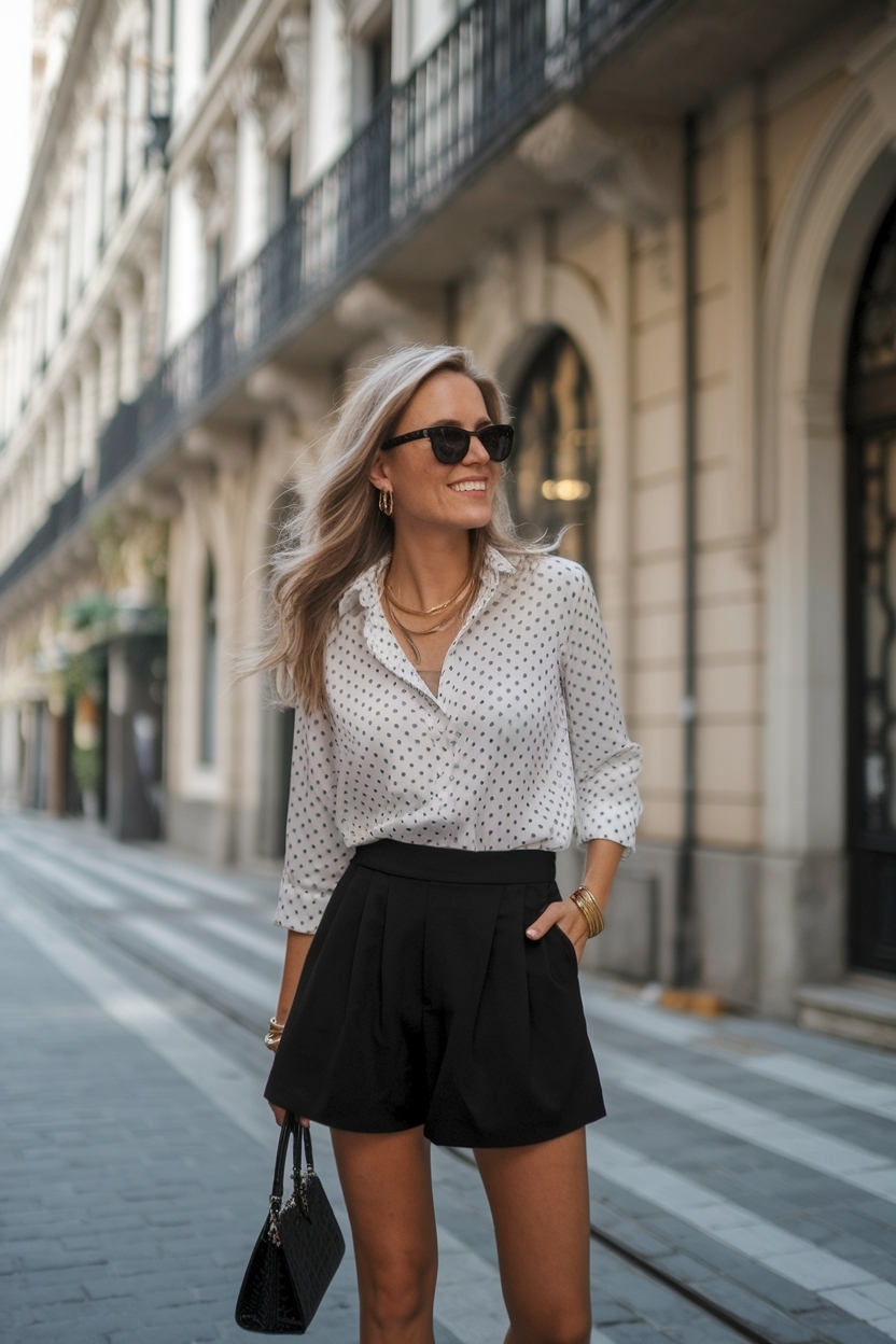 Outfits Con Falda Short Negra: Chic Combinations to Explore outfit idea