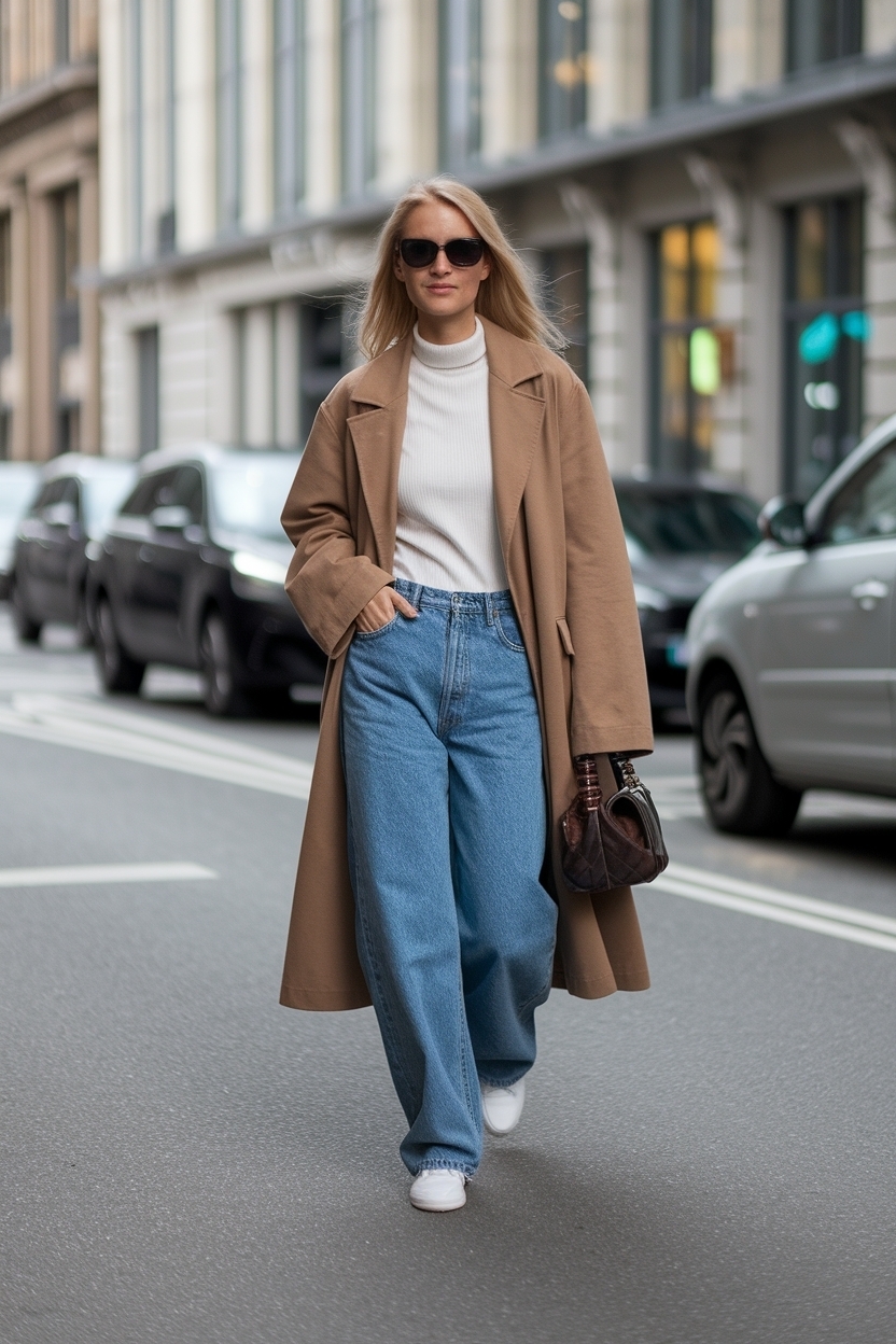 Over Baggy Jeans Outfit Women: Fashion Forward outfit idea