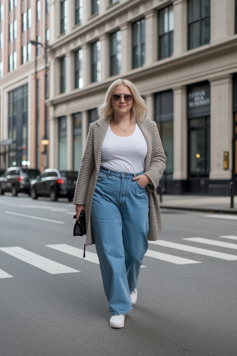 Over Size Jeans Outfit for Women: Embrace Comfort and Style outfit idea