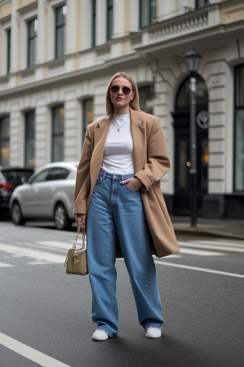 Casual Vibes: Oversized Jeans Outfit Women Can Rock outfit idea