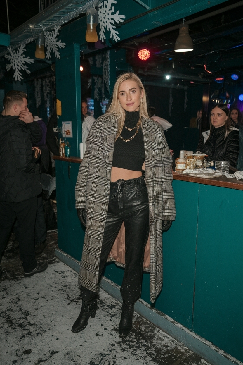 Cozy Party Outfit Night Club Winter: Stay Warm & Stylish outfit idea