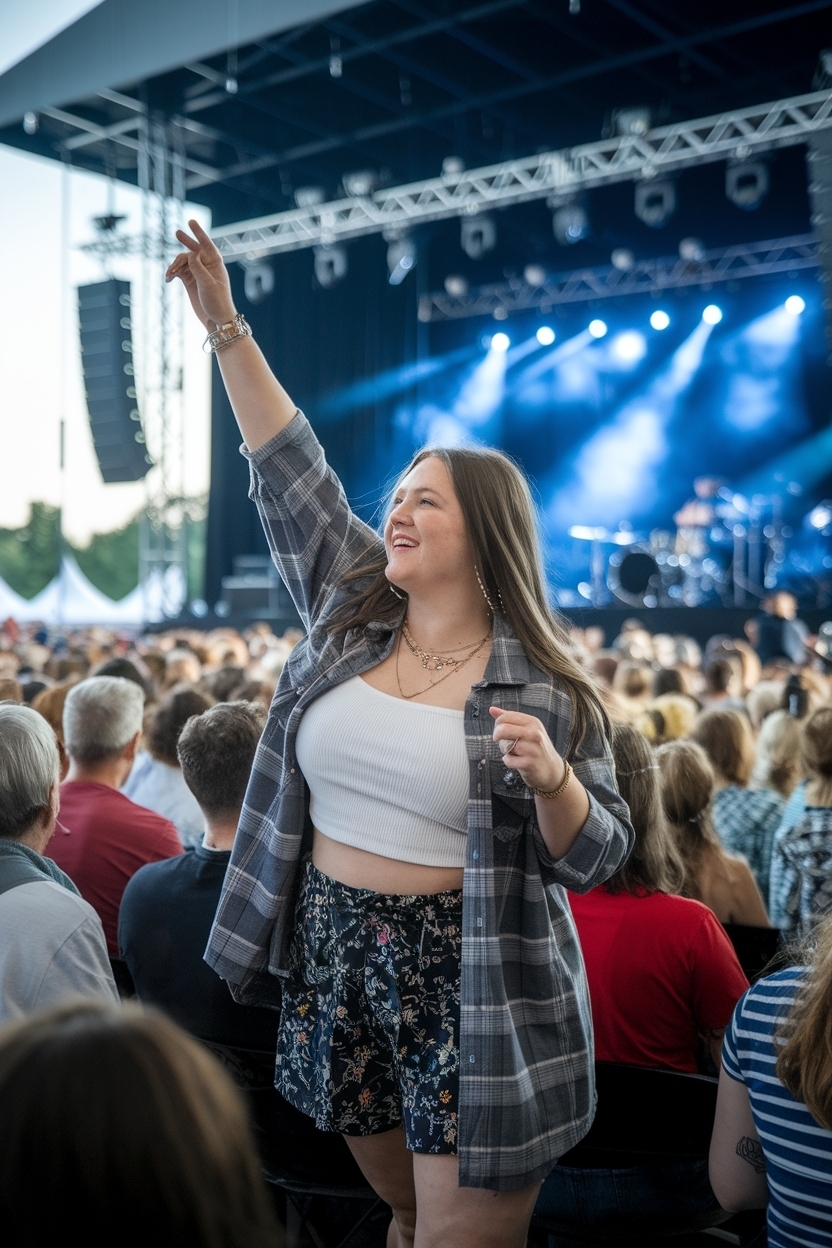Plus Size Concert Outfit Ideas: Rock Your Look with Confidence outfit idea
