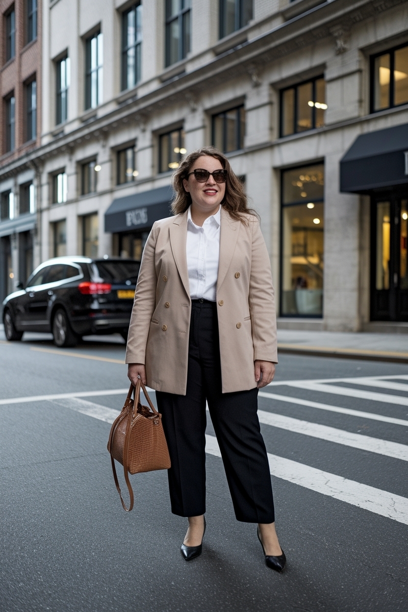 Chic Plus Size Work Outfits Business Casual for Comfort outfit idea