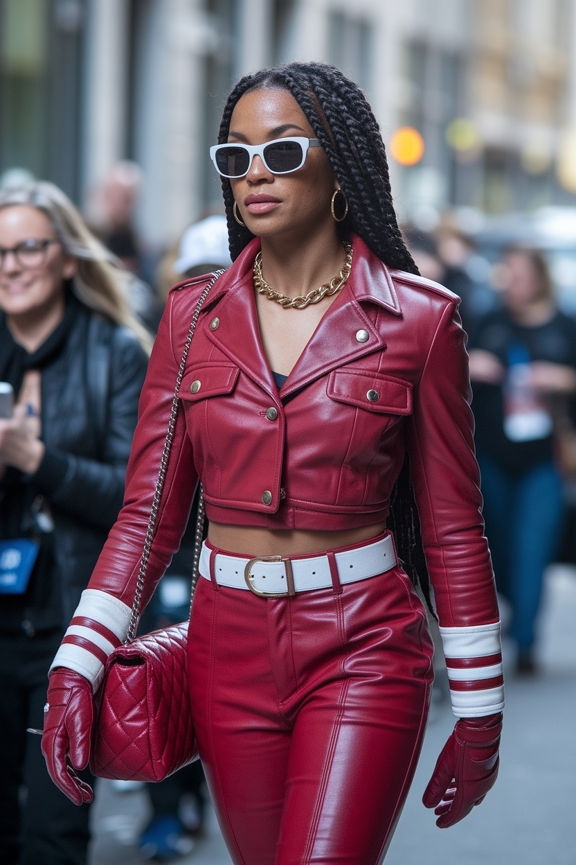 Red Baddie Outfits Black Women to Turn Heads outfit idea