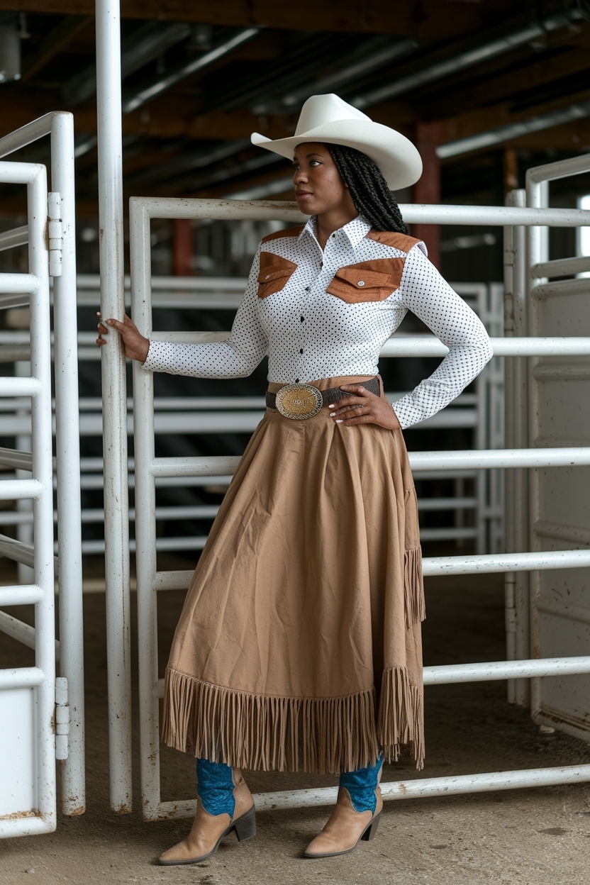 Rodeo Outfits for Black Women: Bold and Beautiful Selections outfit idea