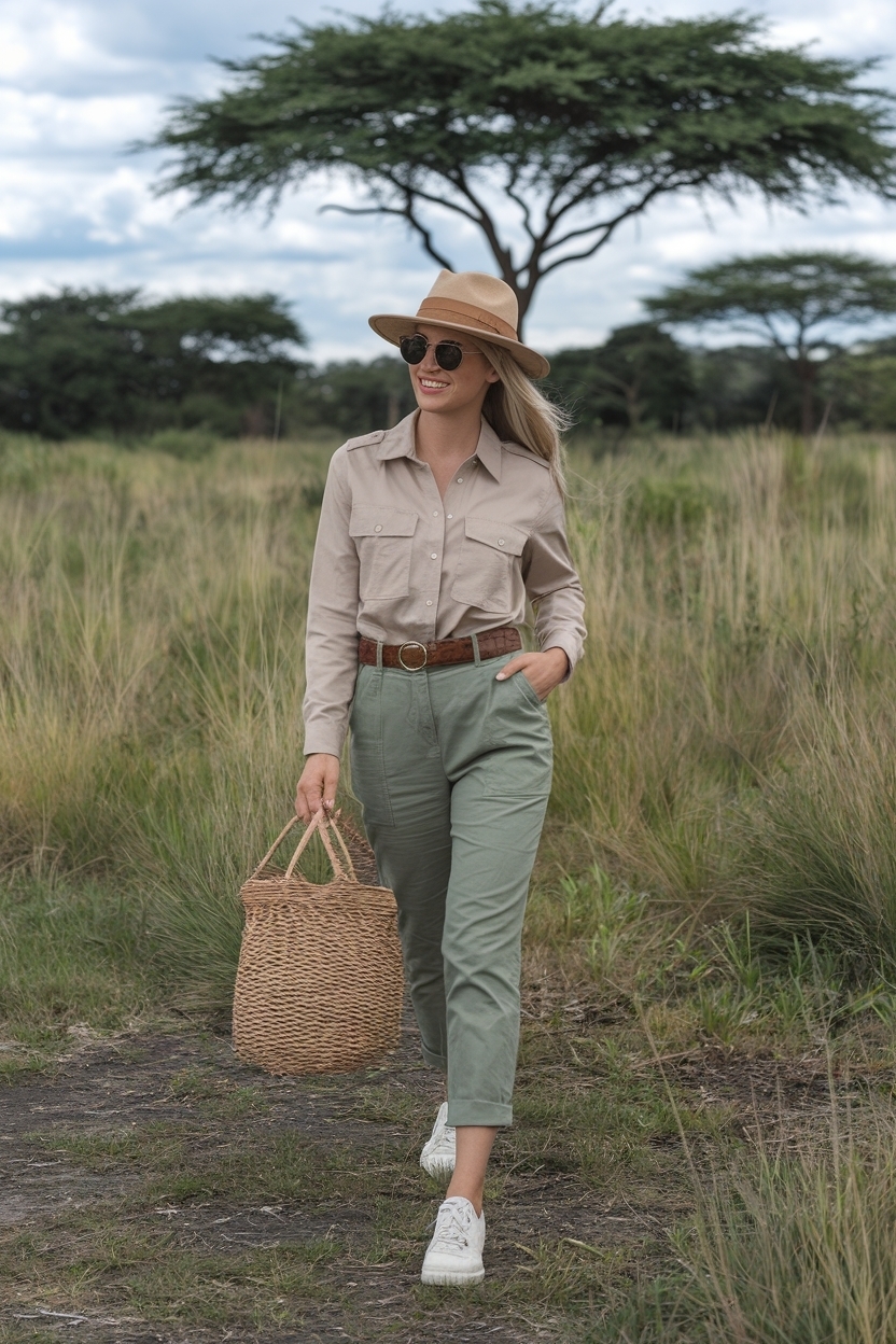 Safari Adventure Outfit Dress to Impress on Your Trip outfit idea