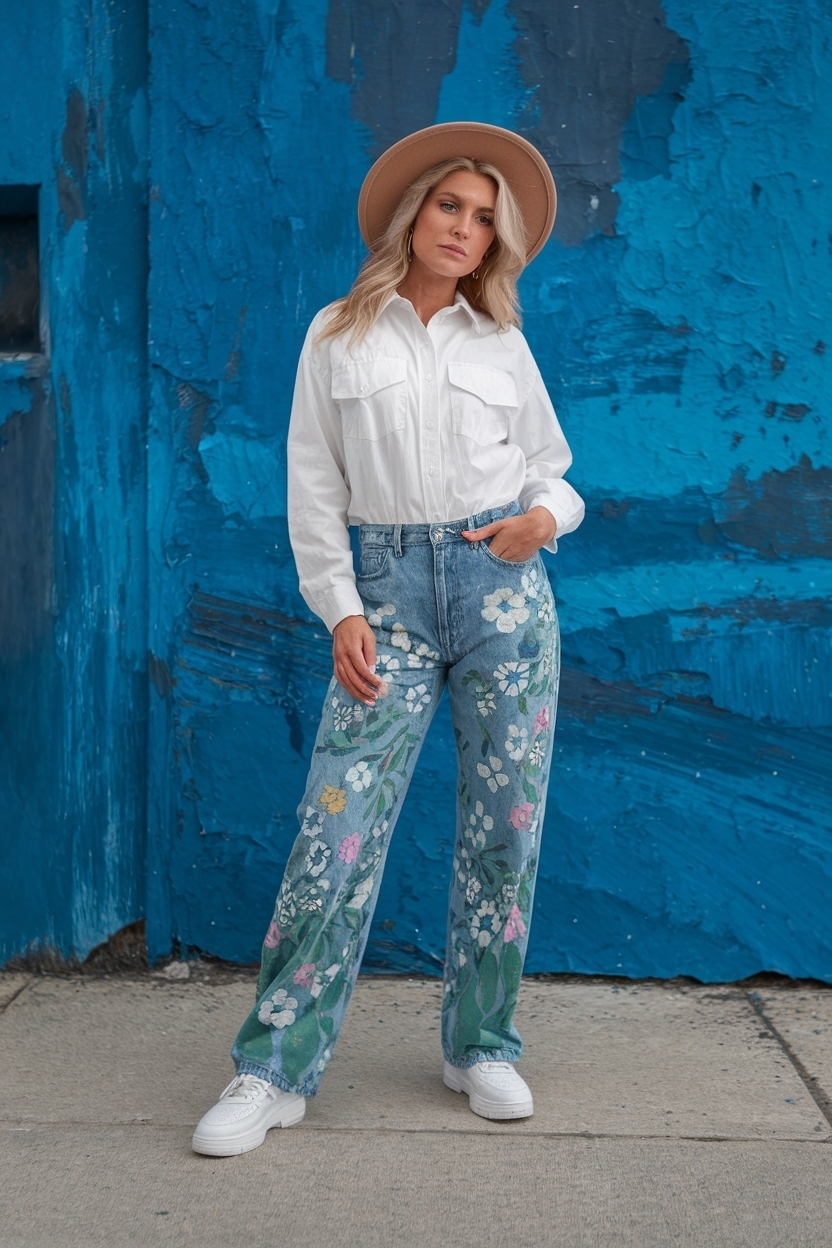 Senior Jeans Painted 2025 Ideas to Stand Out outfit idea