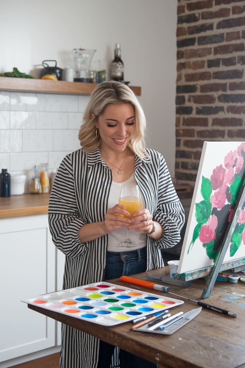 Sip and Paint Outfit Ideas: Creative Yet Chic Choices outfit idea