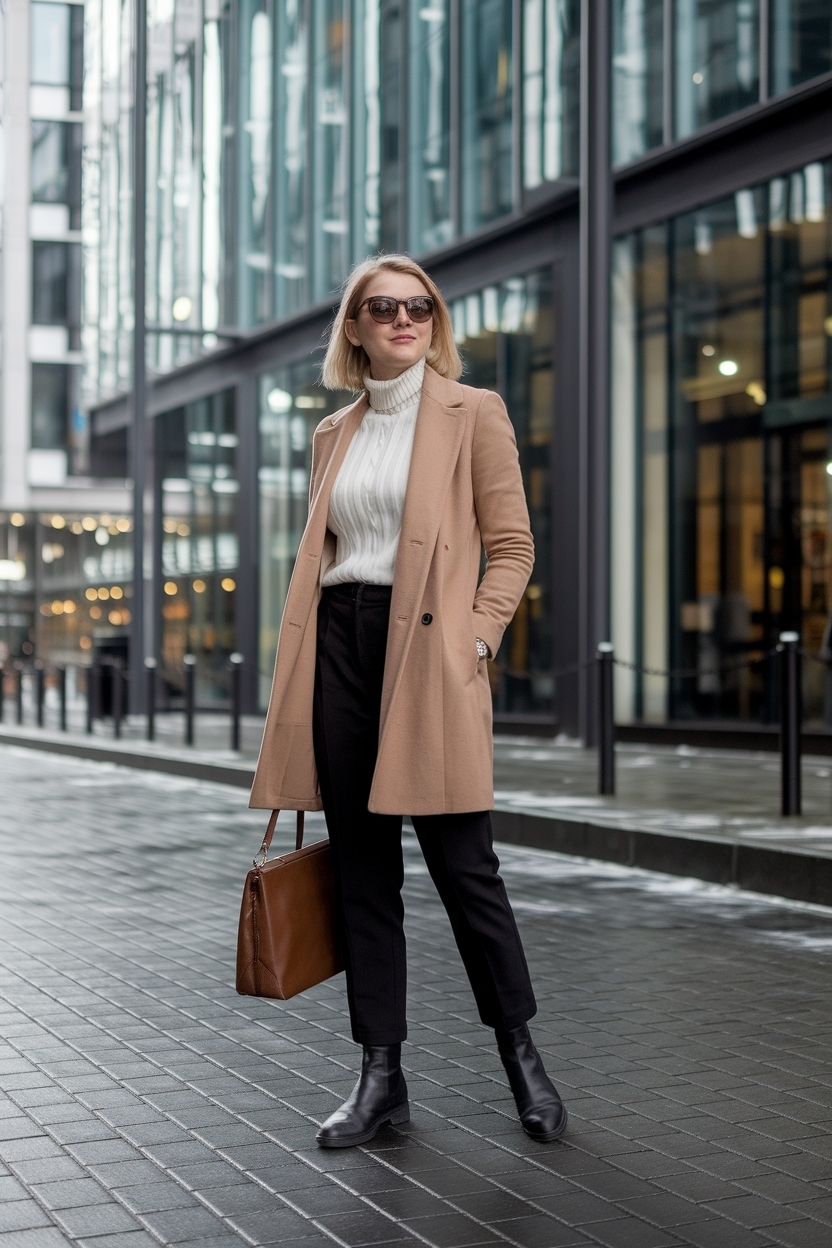 Smart Casual Work Outfit Winter for the Office outfit idea