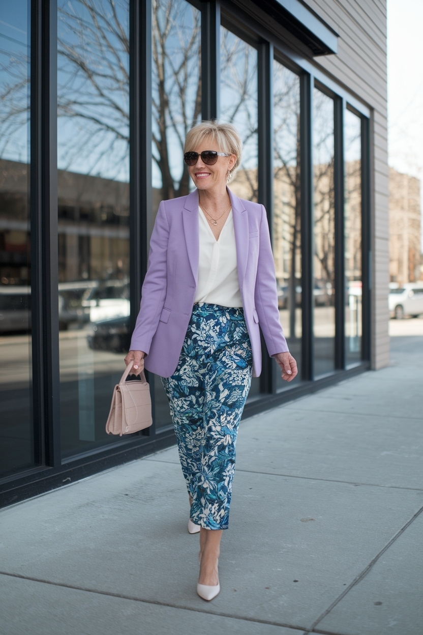 Spring Office Outfits Women Over 40 to Refresh Your Wardrobe outfit idea