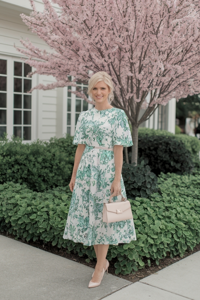 Spring Wedding Guest Dress Classy: Timeless Elegance outfit idea