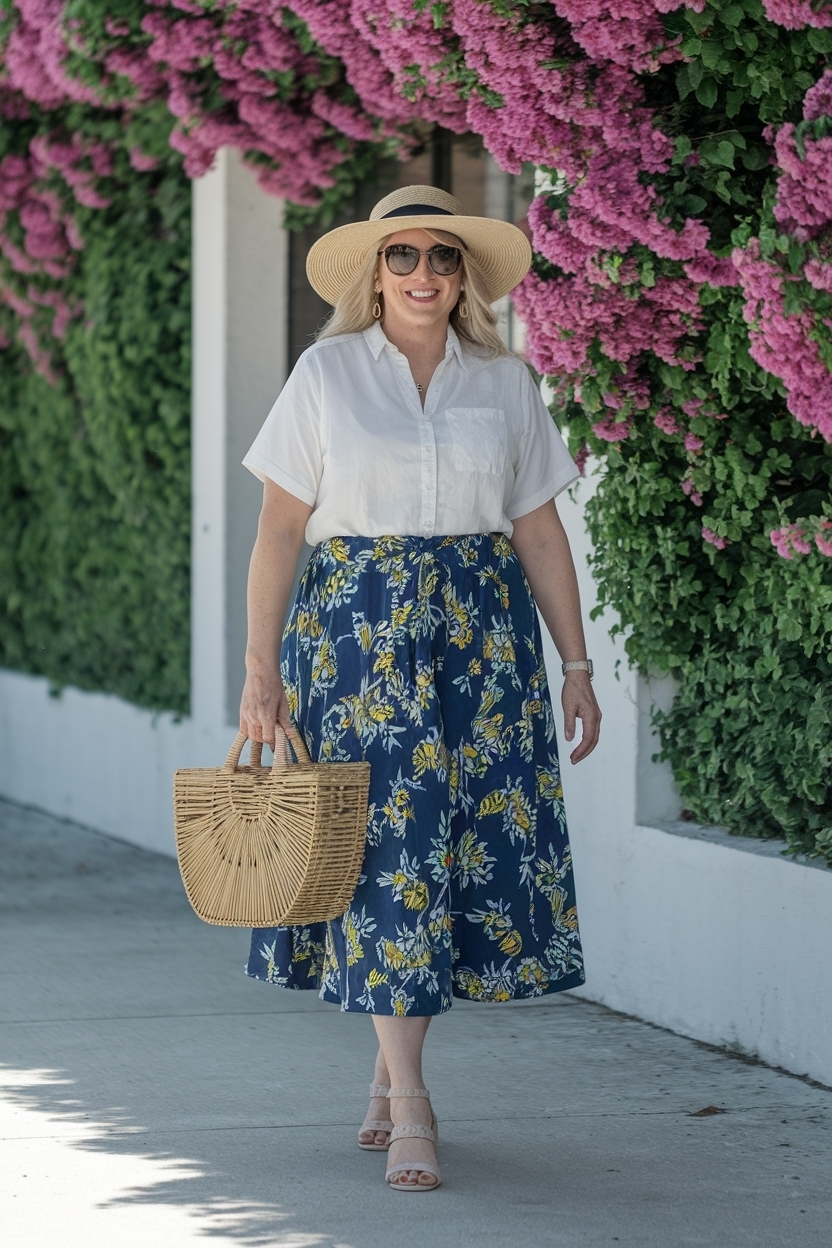 Summer Casual Outfits for Women Over 40 to Try outfit idea