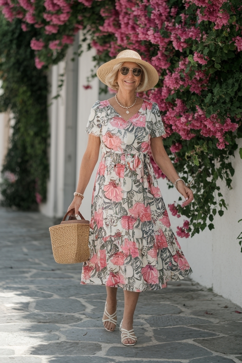 Summer Dresses for Petite Women Over 60: Perfect Fits outfit idea