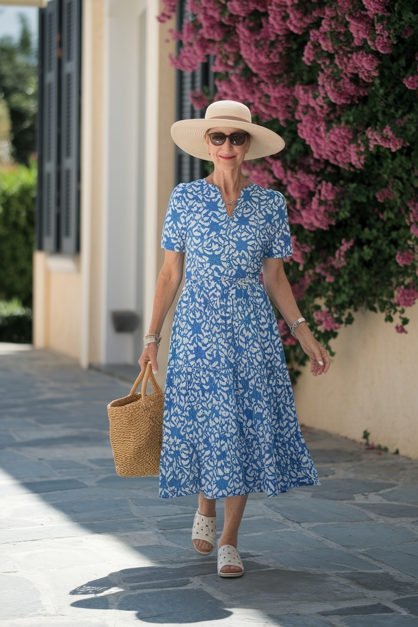 Elegant Summer Dresses for Women Over 70 to Shine outfit idea