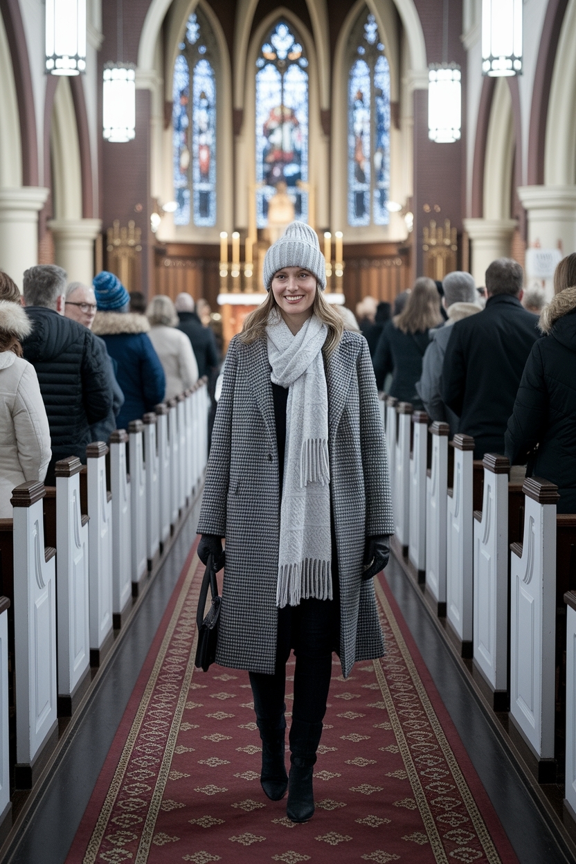 Sunday Winter Outfit Church: Fashion Tips for the Season outfit idea