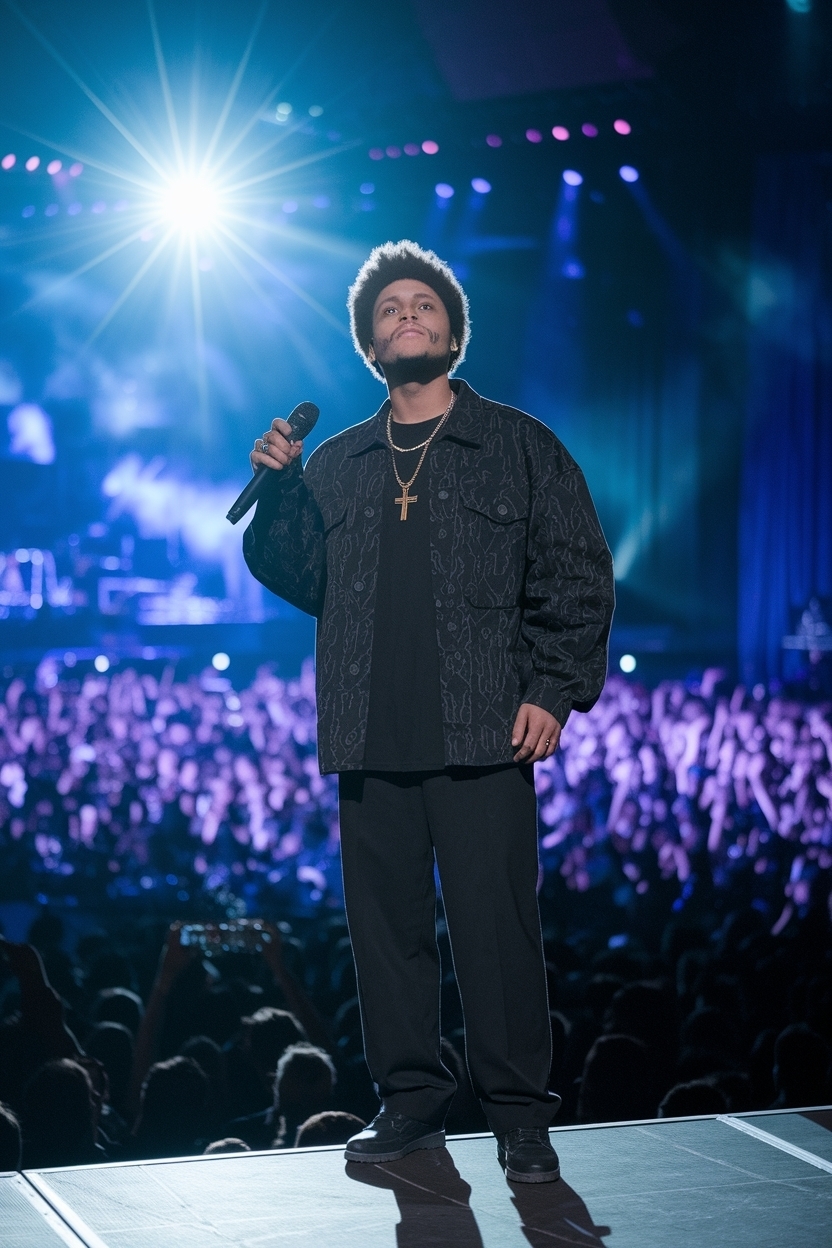 The Weeknd Concert Outfit Ideas: Stand Out in Style outfit idea