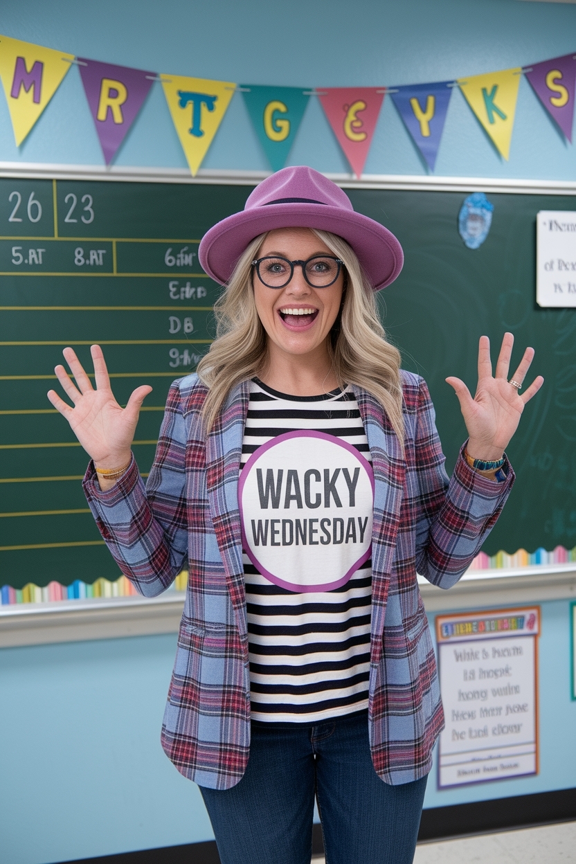 Wacky Wednesday Outfit for Teachers: Fun and Creative Looks outfit idea