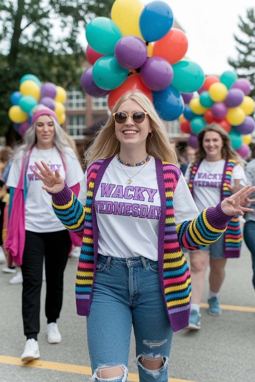 Wacky Wednesday Outfit Spirit Week: Embrace the Whimsy outfit idea