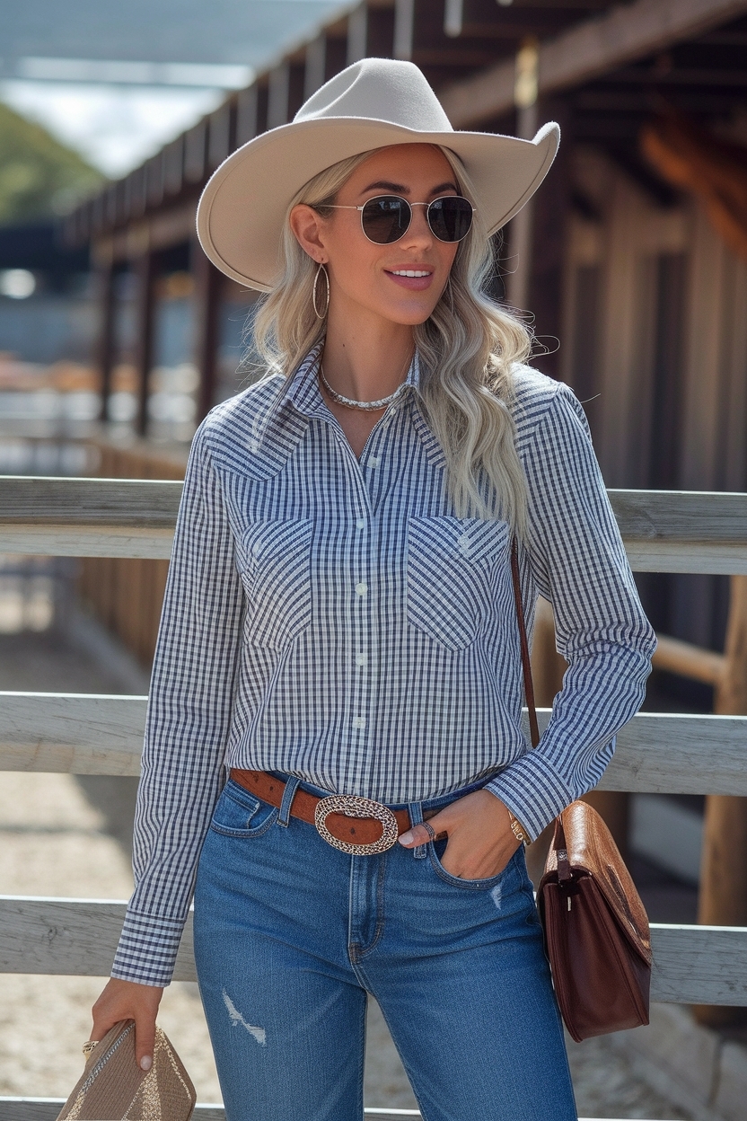 Chic Western Casual Outfits for Women This Season outfit idea