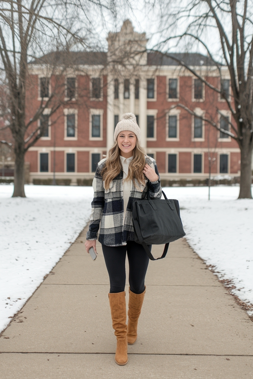 Winter Class Outfits College: Stay Warm and Stylish outfit idea