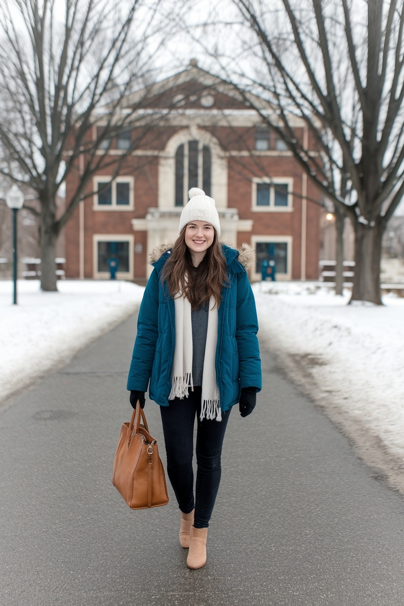 Winter College Outfits Cold Weather: Campus Ready Looks outfit idea
