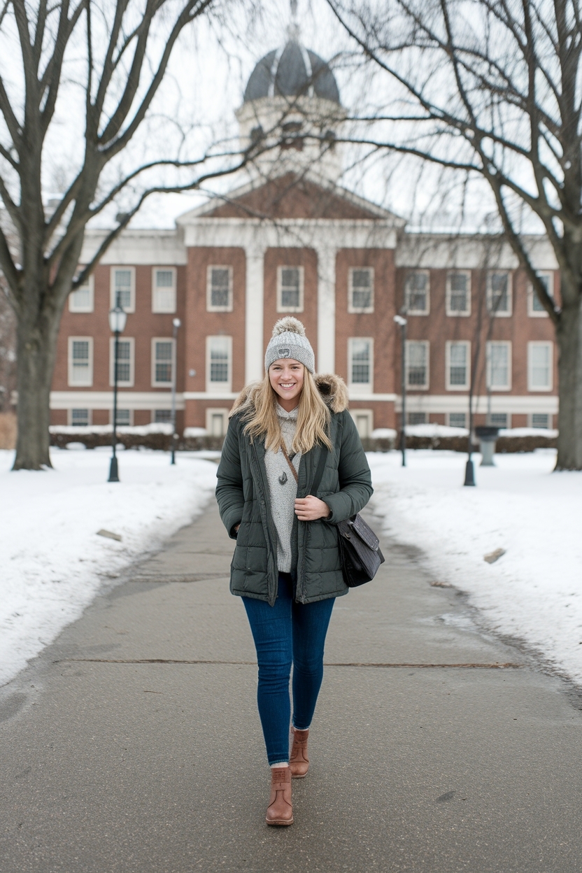 Essential Winter College Outfits Student Will Love outfit idea