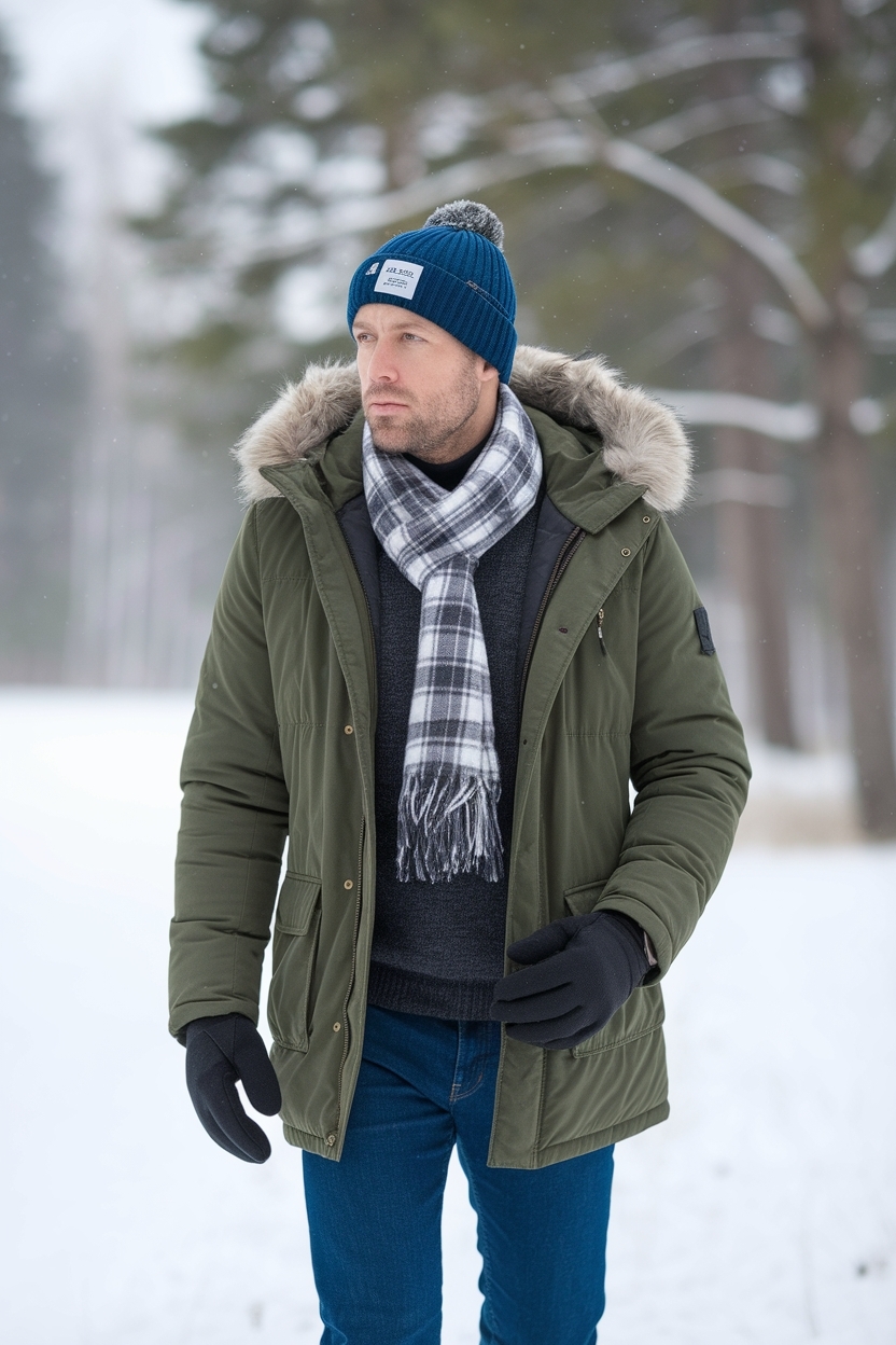 Winter Outfits Men Cold Weather Snow: Gear Up for Snowy Days outfit idea
