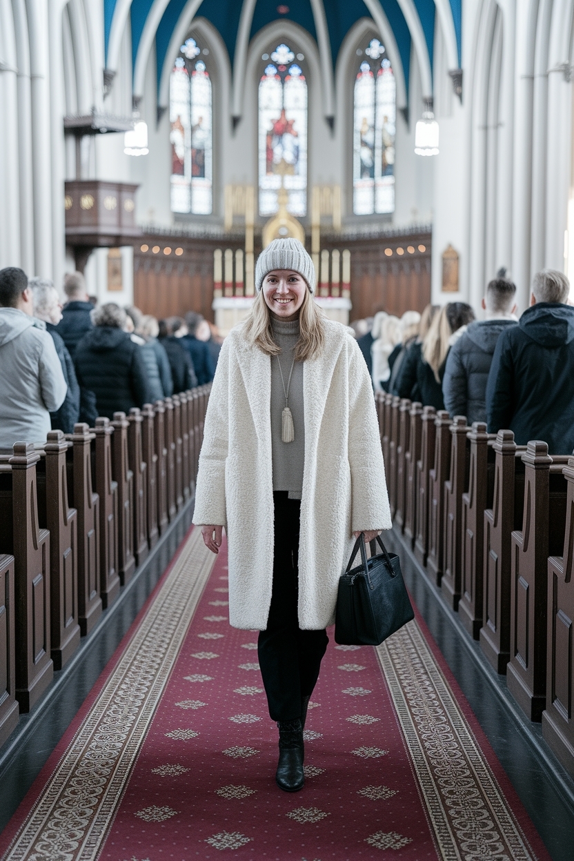 Winter Sunday Outfit Church: Dress to Impress This Winter outfit idea