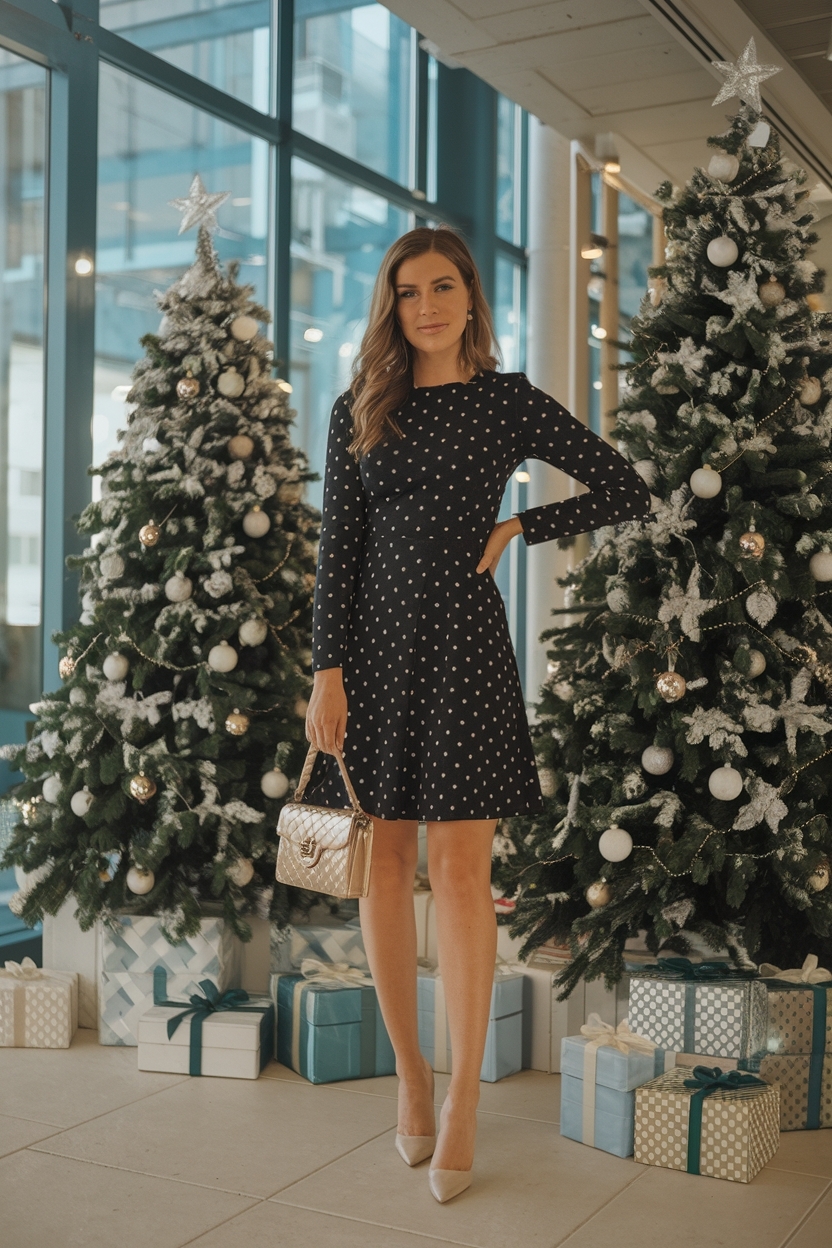 Womens Work Christmas Party Outfits to Shine outfit idea