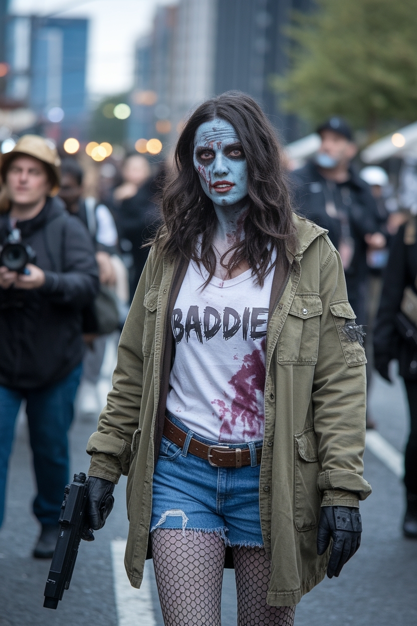 Zombie Apocalypse Outfits Women Baddie: Fierce Survival Style outfit idea